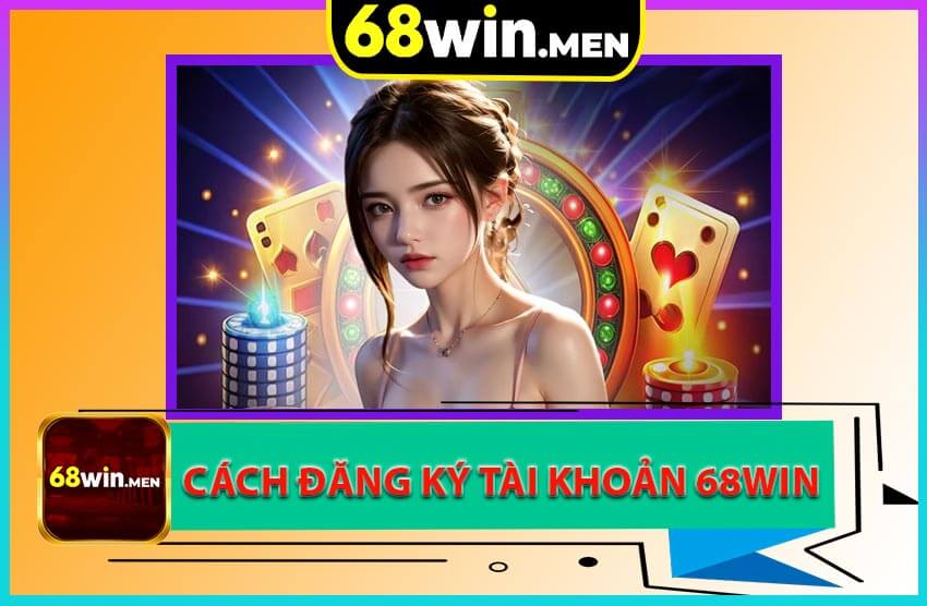 Hướng dẫn cách đăng ký tài khoản 68win đơn giản nhanh chóng